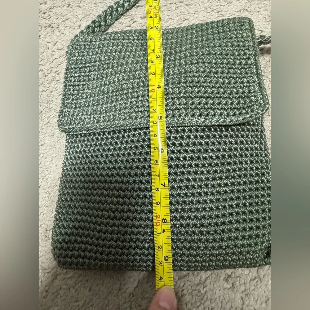 The Sak Green Crochet Crossbody Bag - Picture 5 of 8